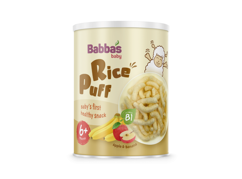 Bánh gạo Babba's Baby vị táo chuối