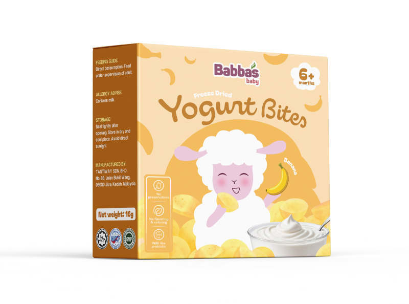 Sữa chua sấy lạnh Babba’s Baby vị chuối