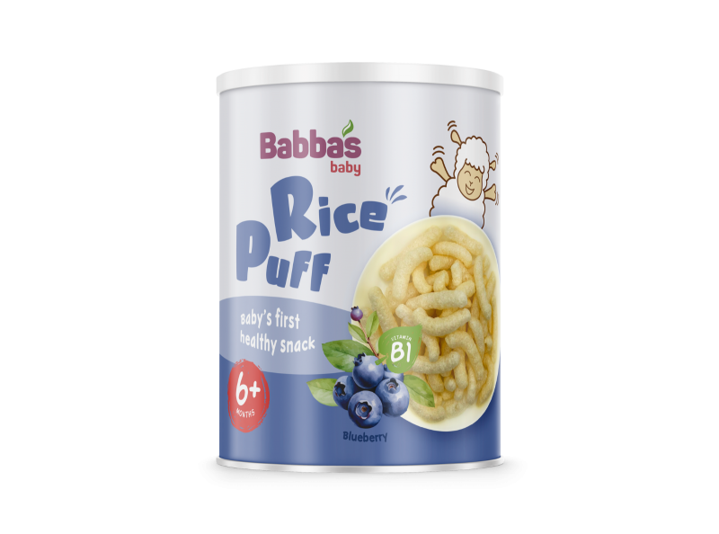 Bánh gạo Babba's Baby vị việt quất